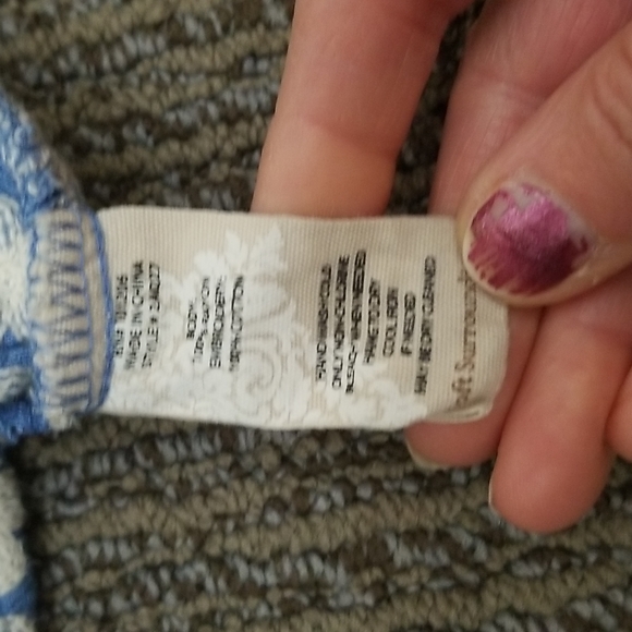 Soft Surroundings Avignon Embroidered Top Size XL - Picture 14 of 14